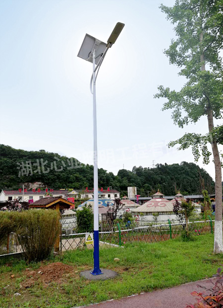 宜昌官莊印象太陽(yáng)能路燈照明項(xiàng)目