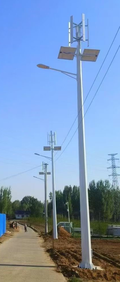 微風(fēng)發(fā)電路燈