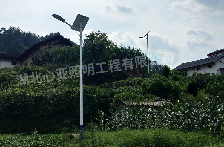 宜昌夷陵區古城坪太陽能路燈照明項目